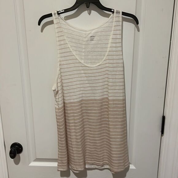 Mossimo Linen and Cotton Striped Tank Top - Picture 1 of 9